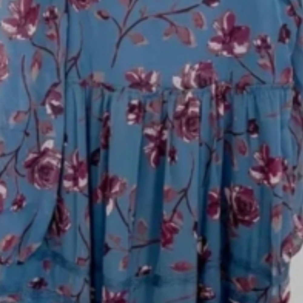 Jessica Simpson Floral Long Sleeve Dress - Picture 3 of 3